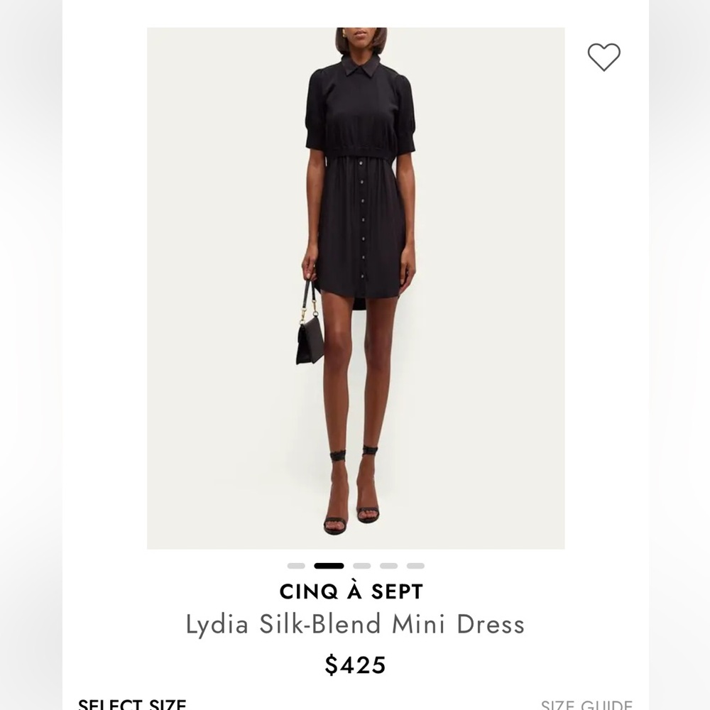 Cinq a Sept Navy Lydia Dress